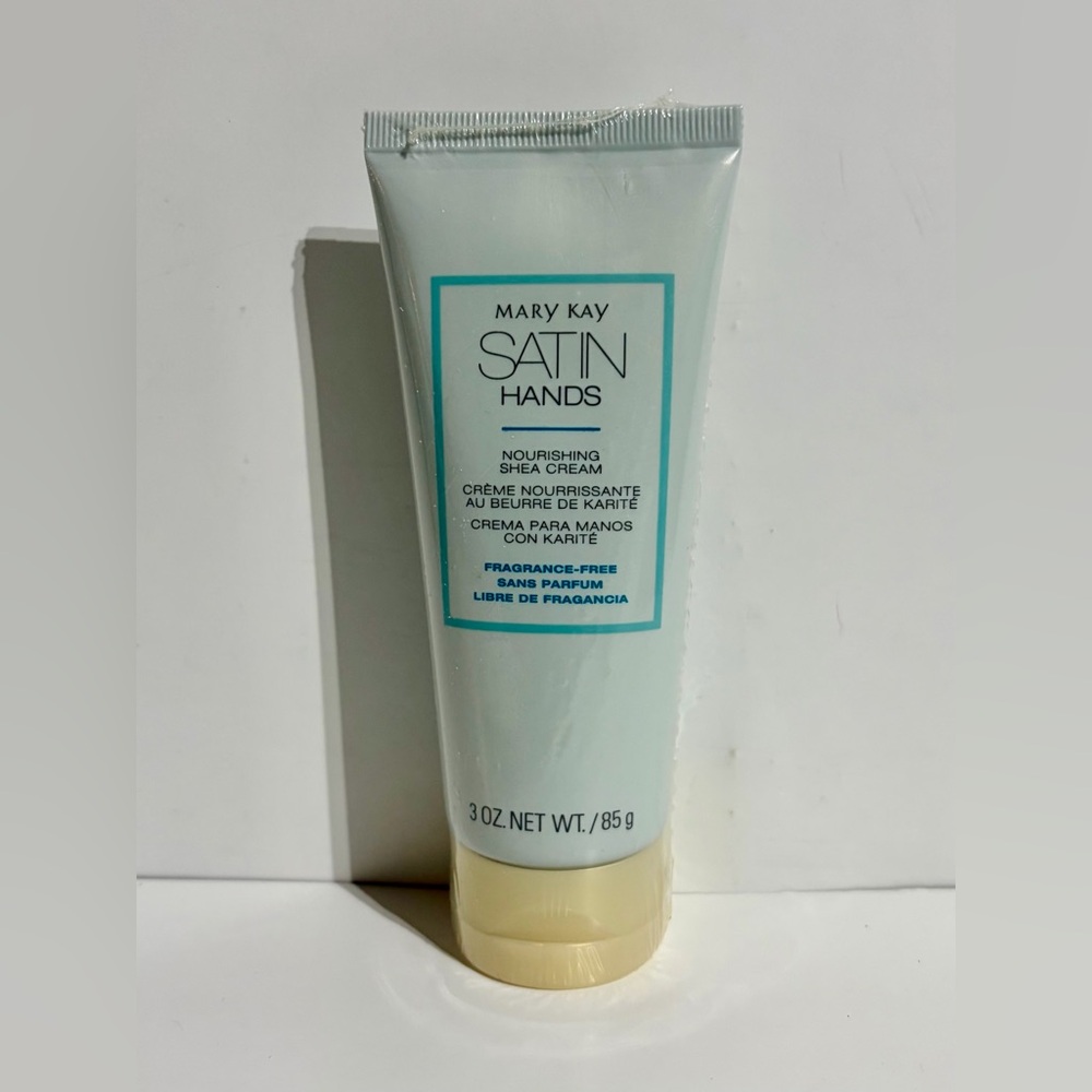 Mary Kay Satin Hands Fragrance Free Nourishing Shea Cream 3 oz 85g NEW Sealed